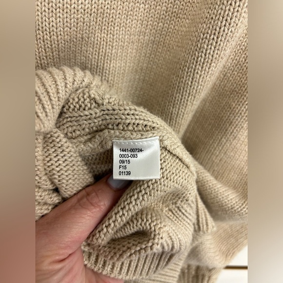 Jos. A. Bank Executive Collection Cable Knit Long Sleeve Pullover Sweater Cotton - Picture 8 of 10